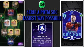 SERIE A POTM SBC Cheapest Way Possible  Madfut 24 sbc  Madfut 24 [upl. by Notelrahc]