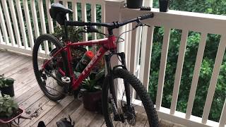 Trek Marlin 1x12 Rockshox Recon RL’s Clippless pedals tires amp tubeless upgrade [upl. by Sylvia]