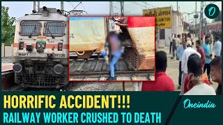 Shocking Safety Failure at Barauni Junction Worker Crushed to Death While Coupling Between 2 Trains [upl. by Dona11]