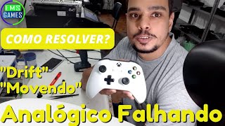 Como consertar o analógico do controle xbox one  Se movendo sozinho e falhando [upl. by Kannry221]