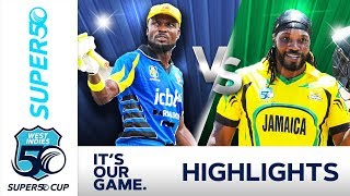 Chris Gayle Hits Century In Final Game For Jamaica  Super50 Cup 2018  Extended Highlights [upl. by Babara]