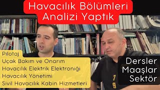 YKS Tercih  Havacılık Bölümleri Pilotaj Uçak Bakım Onarımı Kabin Hizmetleri Havacılık Yönetimi [upl. by Yesnil]