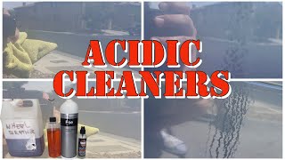 Cleaning With AcidWater Spots Wheels Auto DetailingCar Cleaning [upl. by Lindy]