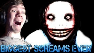 Jeff the Killer  BIGGEST SCREAMS EVER  Horror game GameplayCommentary [upl. by Aninaj]