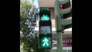 Red and green traffic lights on a single LED display [upl. by Plerre]