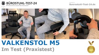 VALKENSTOL M5 Ergonomischer Bürostuhl Test 🥇 Praxistest amp Testergebnis [upl. by Airamana]