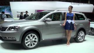 フォルクスワーゲン「パサート・オールトラック」世界初公開【東京モーターショー2011】Volkswagen Passat Alltrack  Tokyo Motor Show 2011 [upl. by Crudden]