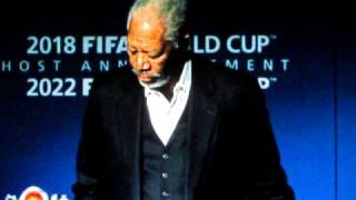 Morgan Freeman World Cup Speech [upl. by Ellerred]