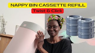 How to refill your Tommee Tippee nappy bin cassette Cheaper refills [upl. by Akemrej]