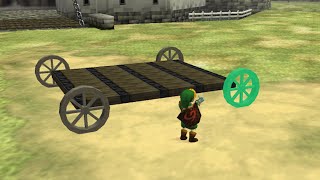 Ocarina of Time with Vehicle Crafting  TotK Demake Mod [upl. by Polard]