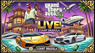 You Wont Believe What Happens When You Reach Level 100 in GTA V  Count Draxula Live [upl. by Kreitman]