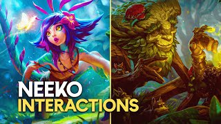 Neeko Interactions with Other Champions  League of Legends LoR [upl. by Legim]