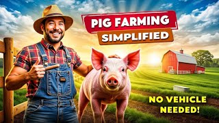 How to do pig farming without a vehicle [upl. by Ethelyn]