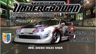 Carrera de Velocidad  Need For Speed Underground [upl. by Nefen]