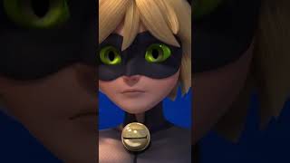 La revelación de Cat Noir 😮🐾 Miraculousshorts [upl. by Filiano]