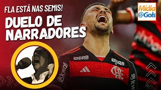 Narradores DISPUTAM o MELHOR GRITO DE GOL  Flamengo 1 x 0 Bahia [upl. by Arahsat114]