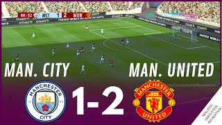 Manchester City 12 Manchester United  FINAL  Fa Cup 2024  Match Highlights Video Game Simulation [upl. by Alohcin]