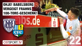 Babelsberg vergeigt Frahns 100ToreGeschenk Babelsberg 03  Chemnitzer FC  Regionalliga Nordost [upl. by Daub]