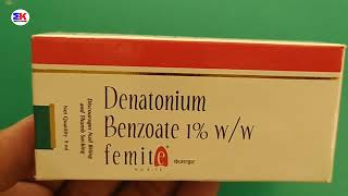 Femite Solution  Denatonium Benzoate 1 Solution  Femite Solution Uses Benefits Dosage Review [upl. by Gabi]