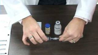 Reconstitution of a Powdered Medication [upl. by Bury]