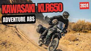 2024 Kawasaki KLR650 Adventure ABS  Features and Specifications  Motorbikespace [upl. by Damour709]