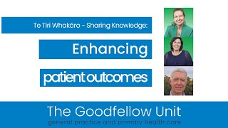 Goodfellow Unit Webinar Enhancing patient outcomes Selfmanagement support and Atrial Fibrillation [upl. by Nessi34]