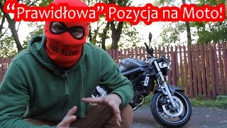 quotPrawidłowaquot pozycja za kierownicą motocykla MaxMotovlog [upl. by Llednar317]