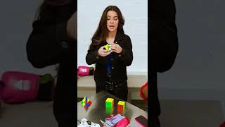 Genius Girl SOVLVES 4 Rubicks Cubes while SINGING wVocal Coach [upl. by Janey]