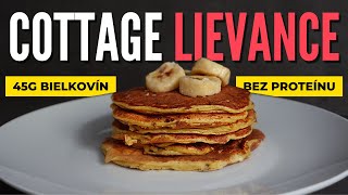 Proteínové lievance palacinky z cottage cheesu  recept  FITKOUČING [upl. by Blainey]