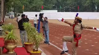 Telangana Minister Ponnam takes salute at Dikshant Parade [upl. by Zilvia]