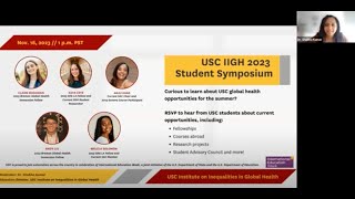 USC IIGH Student Symposium 2023 [upl. by Aliekahs275]