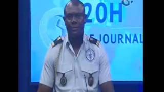 Gabon  Un lieutenant interrompt abruptement une importante communication en plein journal télévisé [upl. by Sapphire]