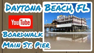 Daytona Beach FL  Boardwalk Main St Pier [upl. by Oby]