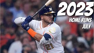 ASTROS 2023 HOME RUNS  July [upl. by Ancilin]