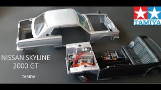 タミヤ 124 NISSAN SKYLINE 200GTR 改 なぜかGT [upl. by Porte]