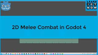 2D Melee Combat in Godot 4 using AnimationPlayer and Collision Shapes [upl. by Lig]