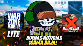 SERÁ POSIBLE WARZONE MOBILE LITE en DESARROLLO para DISPOSITIVOS ANDROID GAMA BAJA  Lobo Jz [upl. by Helene]