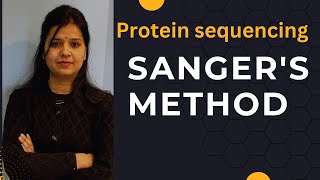 Protein Sequencing ll Sangers Method ll csirnet [upl. by Oinotna]