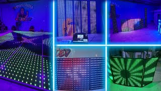 PISTAS ILUMINADAS Y CABINAS LED PIXEL DJ [upl. by Lasonde618]