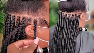 How To Box Braids 🔥 [upl. by Ahsele933]