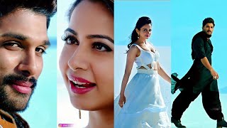 ❤️ Telusa Telusa ❤️ Sarrainodu ❤️ Telugu Love Song ❤️ Allu Arjun ❤️ Full Screen WhatsApp status ❤️ [upl. by Nairde]