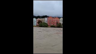 Hochwasser in Innsbruck [upl. by Inoy]