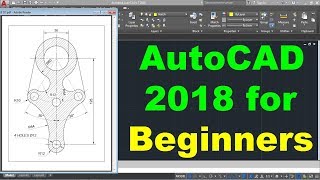 AutoCAD 2018 Tutorial for Beginners  1 [upl. by Rutherford]