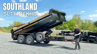 The Ultimate Next Level Southland Dump Trailer 7x14 SL71416KHD [upl. by Donny]