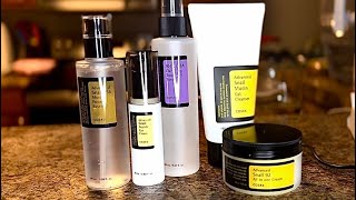 Trying COSRX Facial Products [upl. by Ttam252]