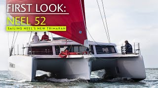 First look aboard the Neel 52 a fast cruising family trimaran from France [upl. by Dubois]