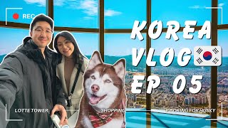 SEOUL TRAVEL VLOG  AMAZING VIEWS from Lotte Tower Seoul Sky 123 Floors Ep 05 [upl. by Lorilyn807]