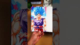 Drawing Goku SSJ Blue Kaioken drawing goku [upl. by Shirah]