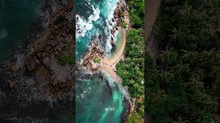 Secret Beach  Mirissa 🌊🌴🇱🇰 [upl. by Rehpotsyrhc]