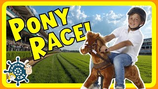 Pony Race  Horse Racing Song for Kids [upl. by Araic511]